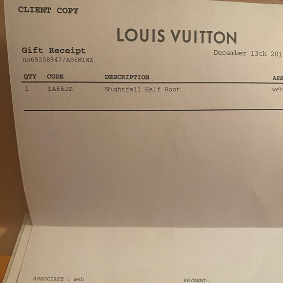 LOUIS VUITTON NIGHTFALL HALF BOOT. NEW!!! - Picture 8 of 8